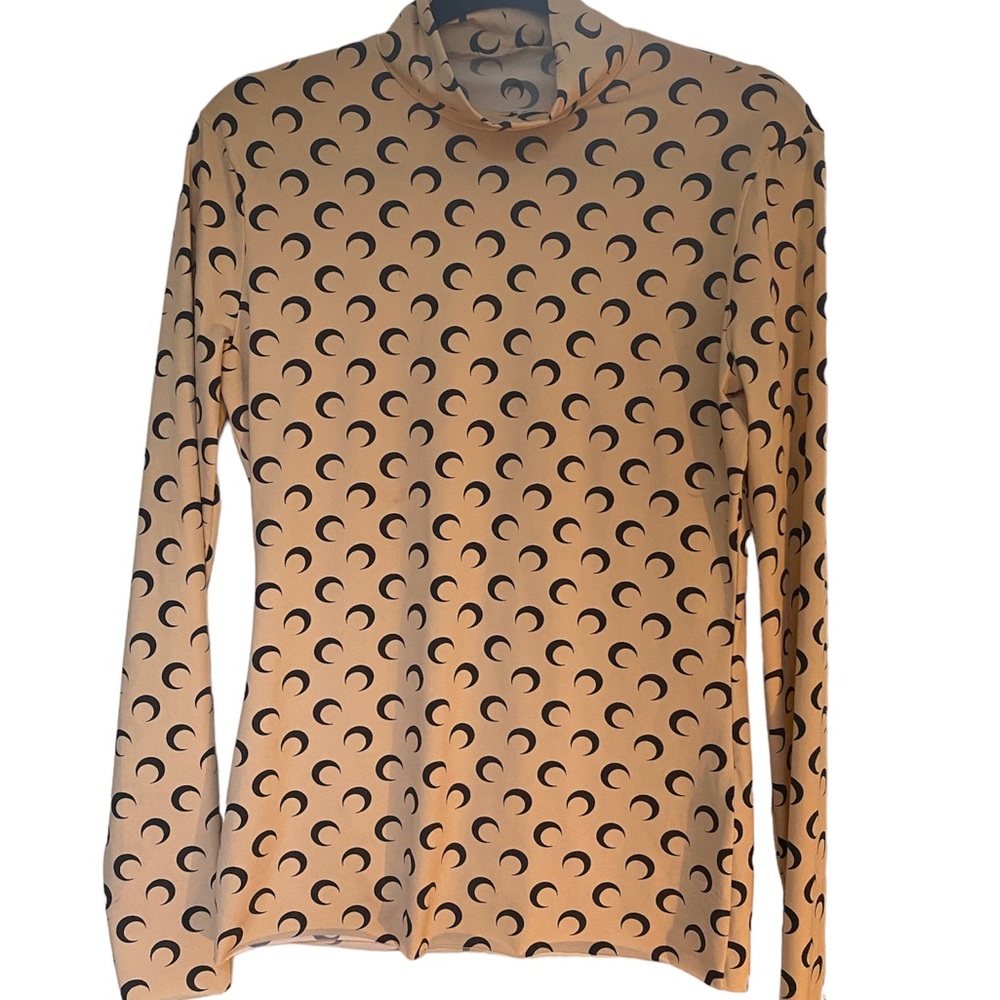 marine serre borderline printed turtleneck